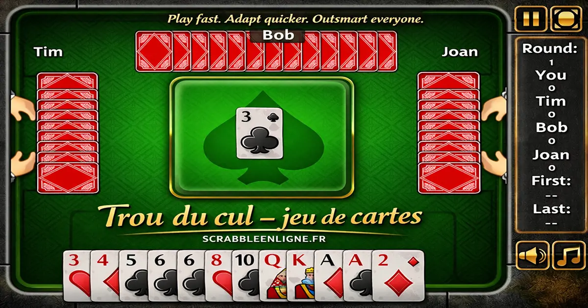 Trou du col - jeu de cartes